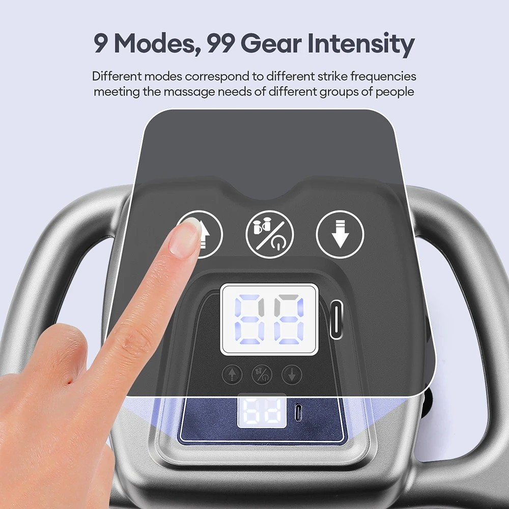 42-Heads Fascia Gun High-Frequency Vibration Body Massage