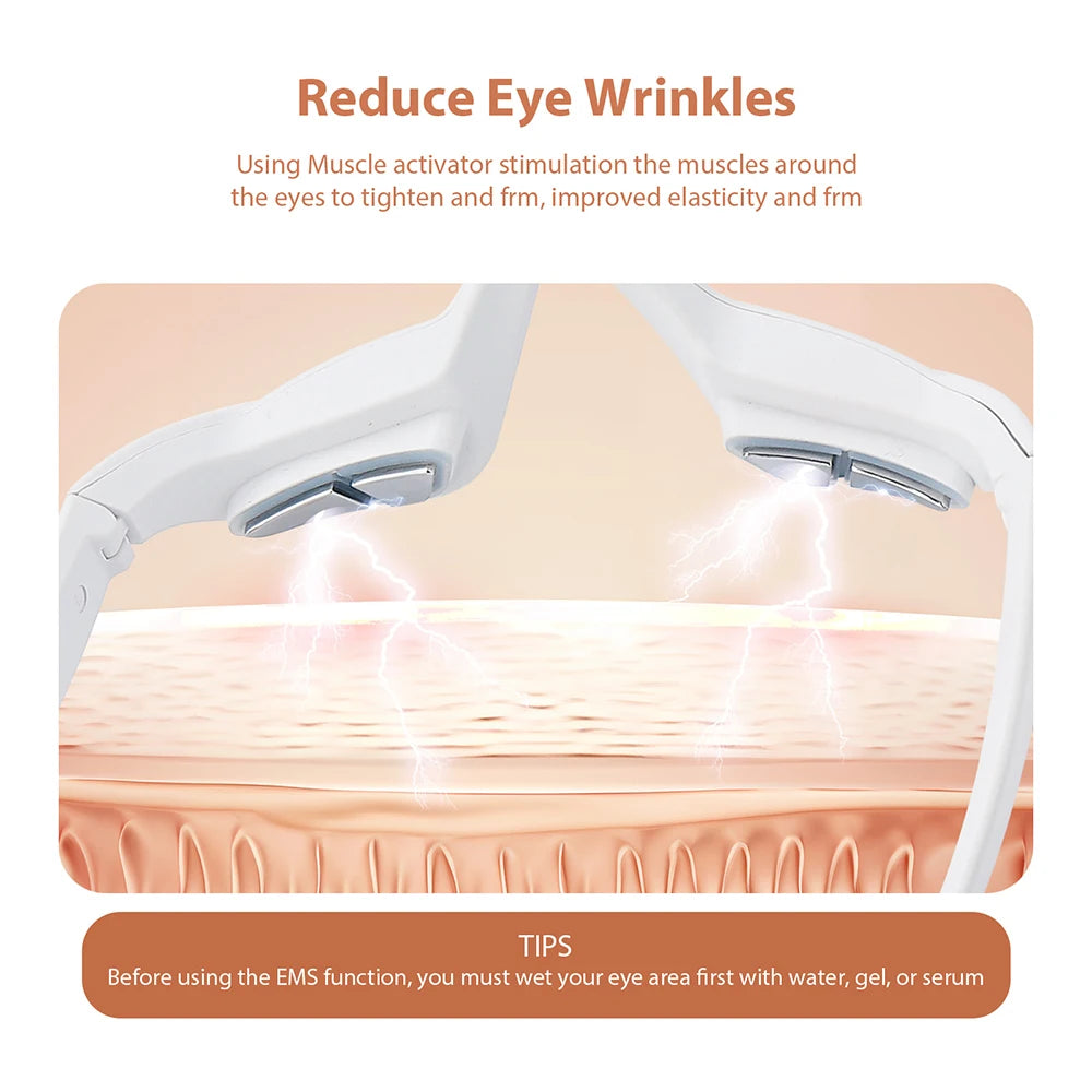 Eye Massager 3D Eyes Relax Massager Fatigue Relief Lighten Dark Circles Smooth