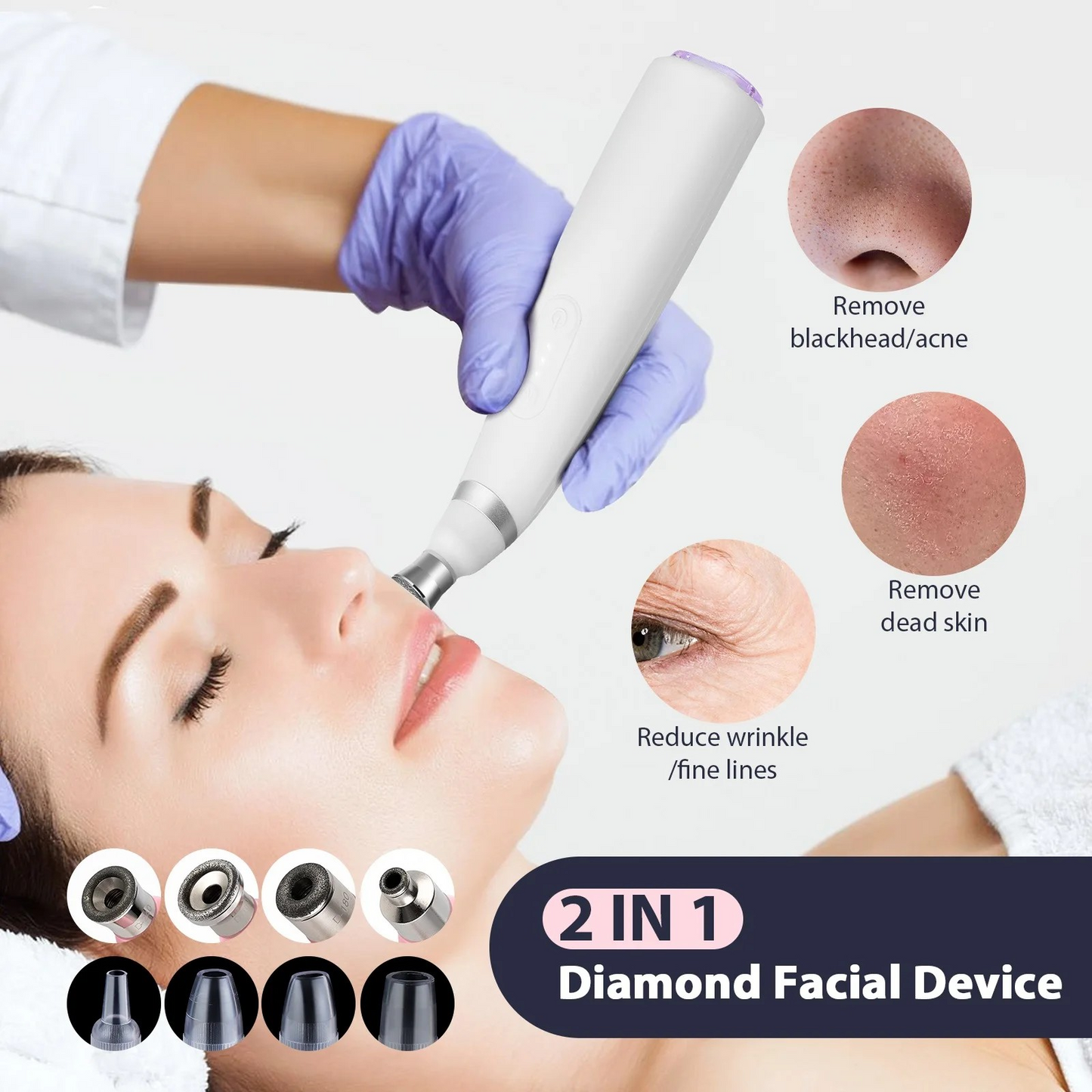 3 in 1 Diamond Microdermabrasion Machine
