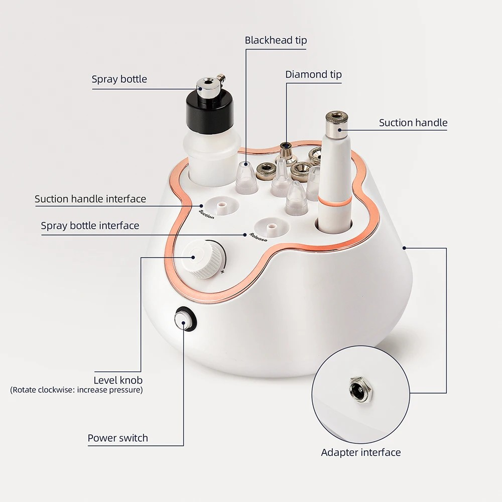 3 in 1 Diamond Microdermabrasion Machine