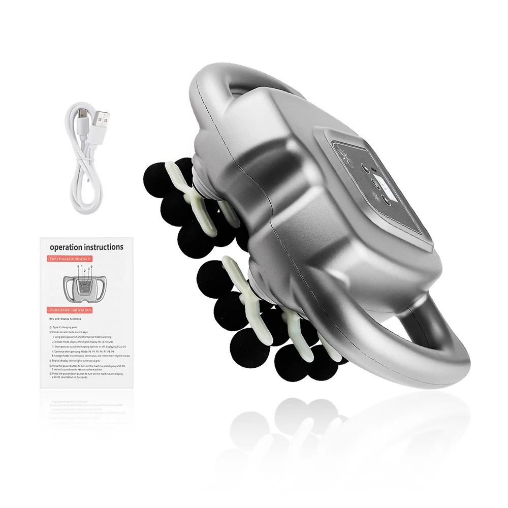 42-Heads Fascia Gun High-Frequency Vibration Body Massage