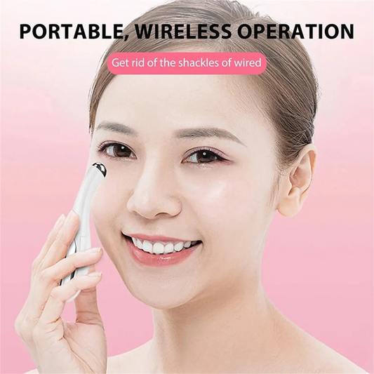 Electric eye massager for vibration, wrinkle removal, anti-aging, eye massage, removal of dark circles, beauty, eye care